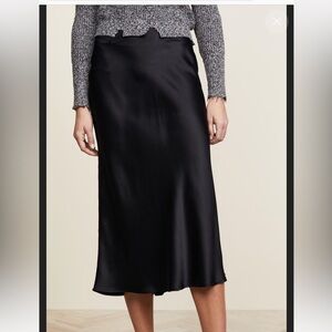 Anine Bing bar silk skirt
